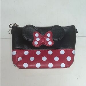 Disney Minnie Mouse Black and Red Clutch